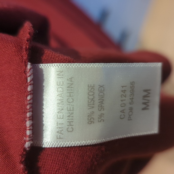 Dark Red Summer Dress - Picture 5 of 5